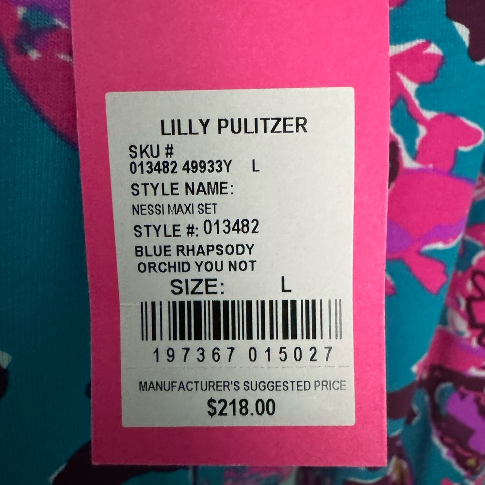 NWT Lilly Pulitzer NESSI MAXI SET - Picture 6 of 6
